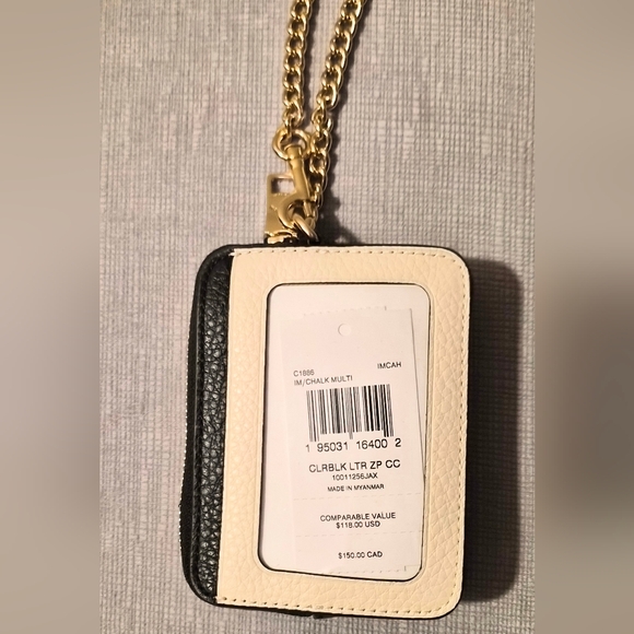 Coach Colorblock Zip Card Case ๐๐จ๐ฅ๐ ๐๐ฎ๐ญ ๐๐๐ซ๐จ๐ฌ๐ฌ ๐๐จ๐๐๐ก! - Picture 3 of 5